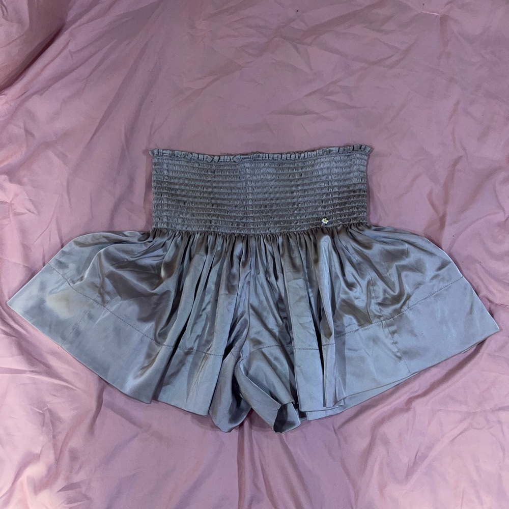 NATURAL LIFE High Waist Gray Women's Shorts